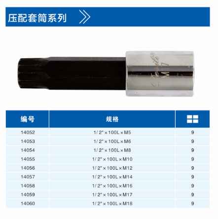 【佐隆】压配套筒系列