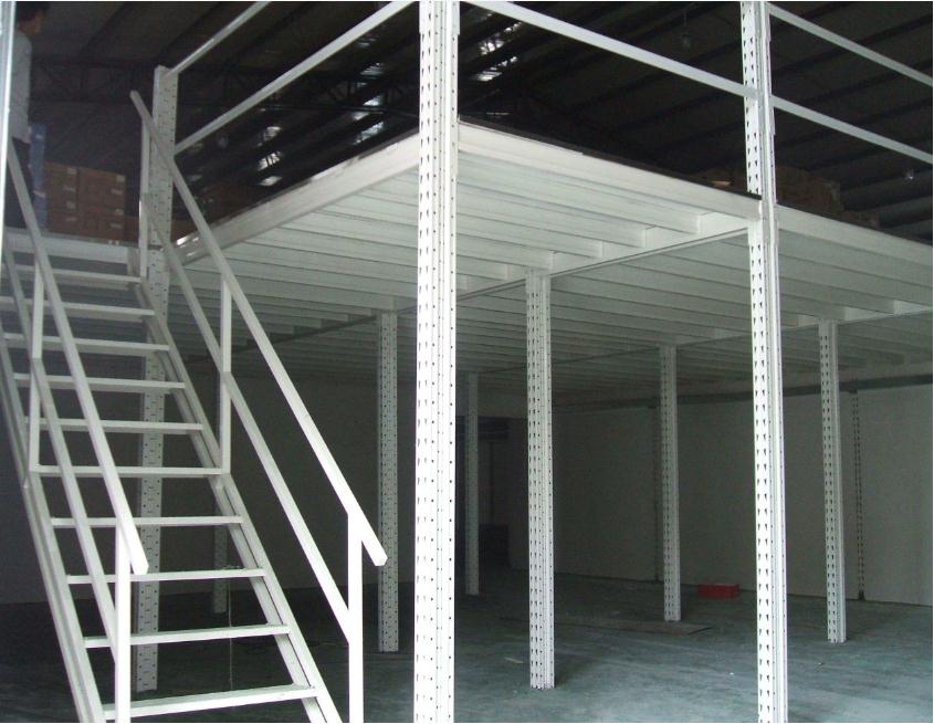 Custom interior attic platform shelf large industrial factory building warehouse warehouse workshop office interlayer