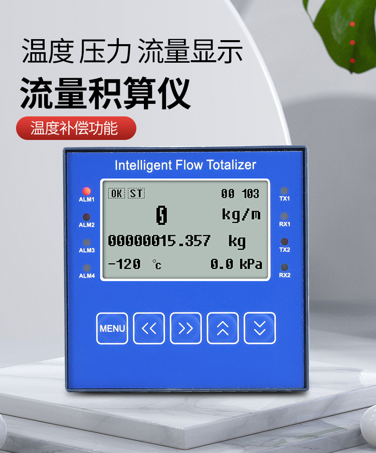 SXG-M智能流量积算仪瞬时累计蒸汽温压补偿显示