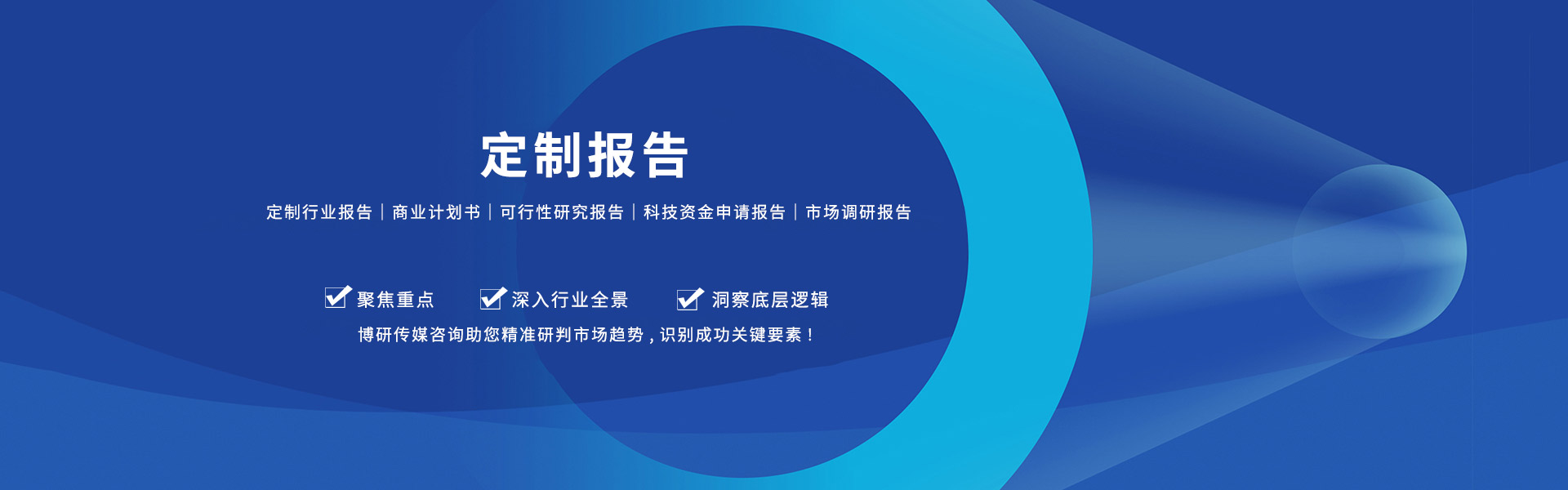 定制报告 定制行业报告│商业计划书│可行性研究报告│科技资金申请报告│市场调研报告