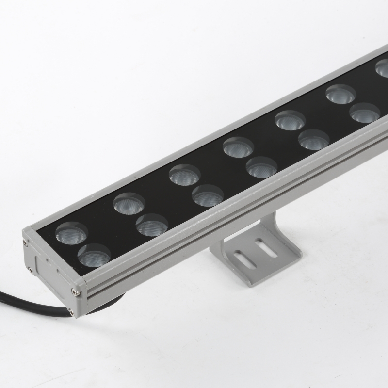 外控RGB跑马灯明可诺dmx512轮廓洗墙灯楼体外墙招牌线条灯
